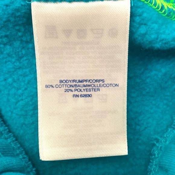 NWOT Girl’s Land’s End Cotton & Polyester Striped Active Hoody Size M (10-12) - Picture 7 of 8